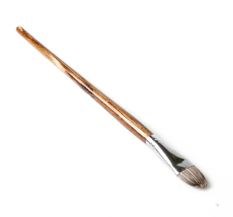 Giorgione Paul Cezanne Brown Wooden Handle Hog Hair Artists Brushes