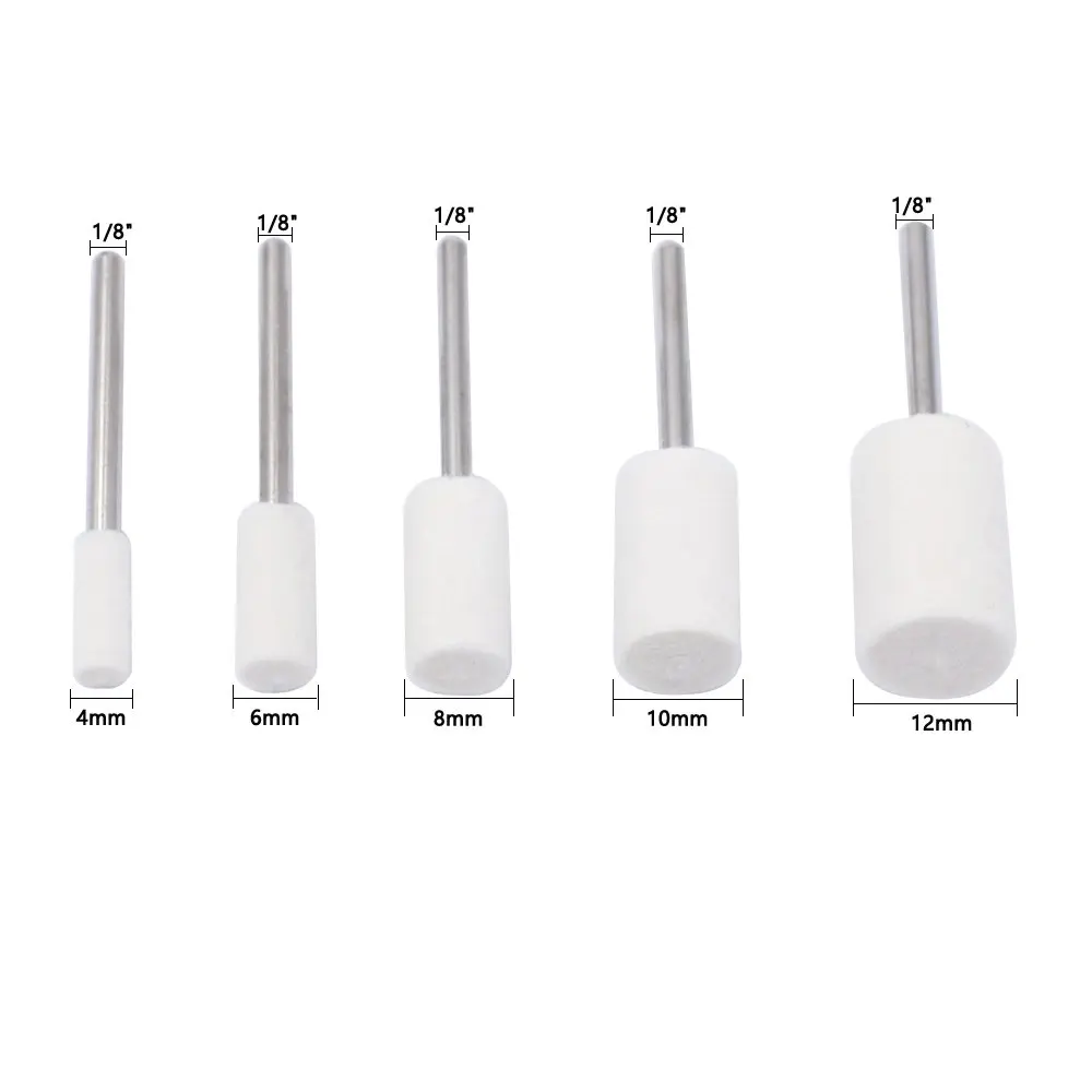 Mounted Mandrel Grinding Bits Accessories Attachment Cotton Buffing Wheels SATC Wool Felt Abrasive Disc High Quality Wool, Metal