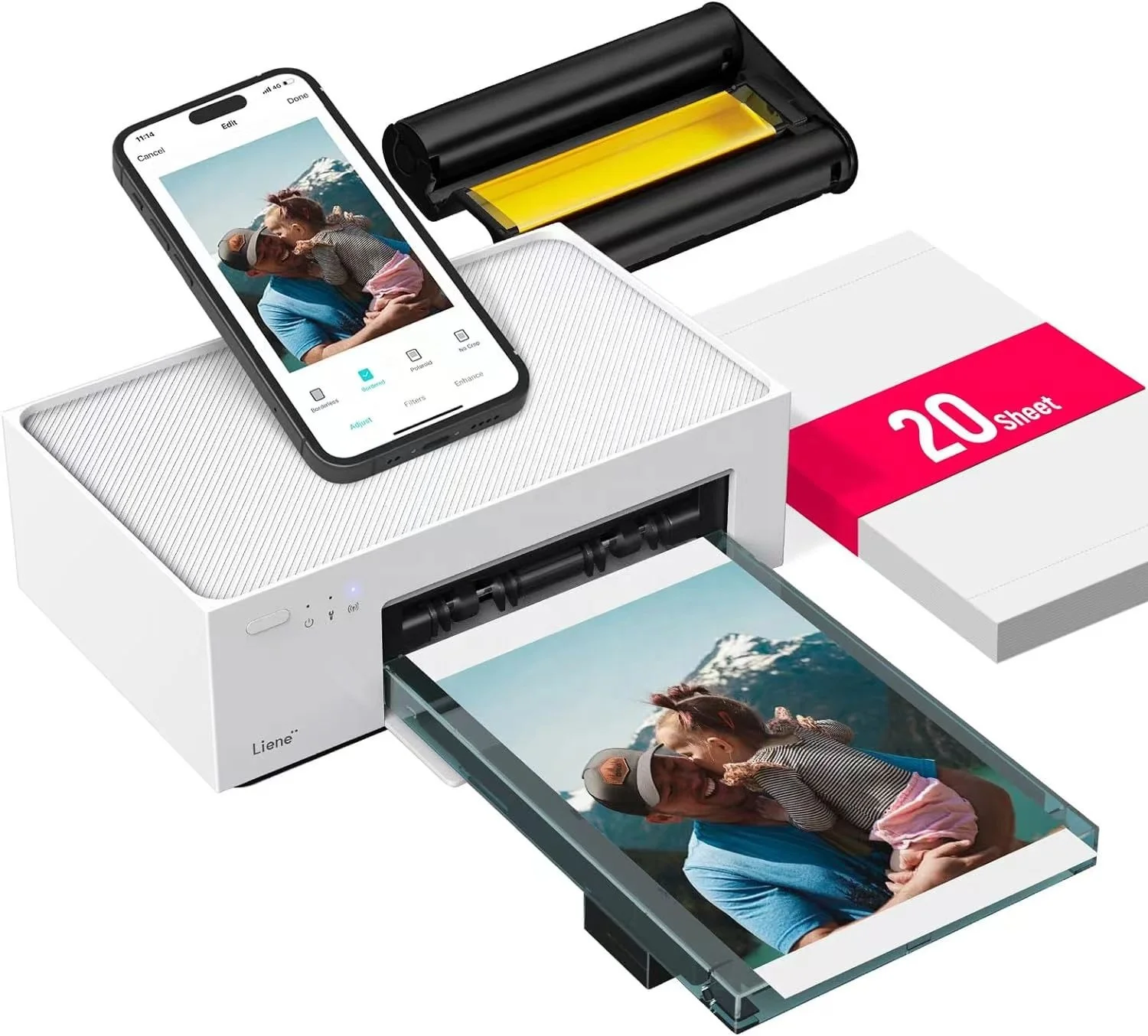 Мини-фотопринтер лучше всего подходит для устройств Ios и Android мобильной печати