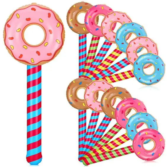 Wholesale round Fruit-Flavored Donut Lollipops for Kids Sweet and Fruity Treat Packaged in a Box