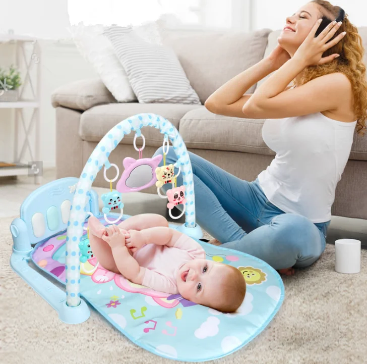 newborn gifts baby activity play gym  mat 2 in 1 baby play mat baby gym infant activity play