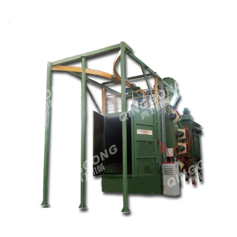 bicycle handle car air pump double hook shot blasting machine