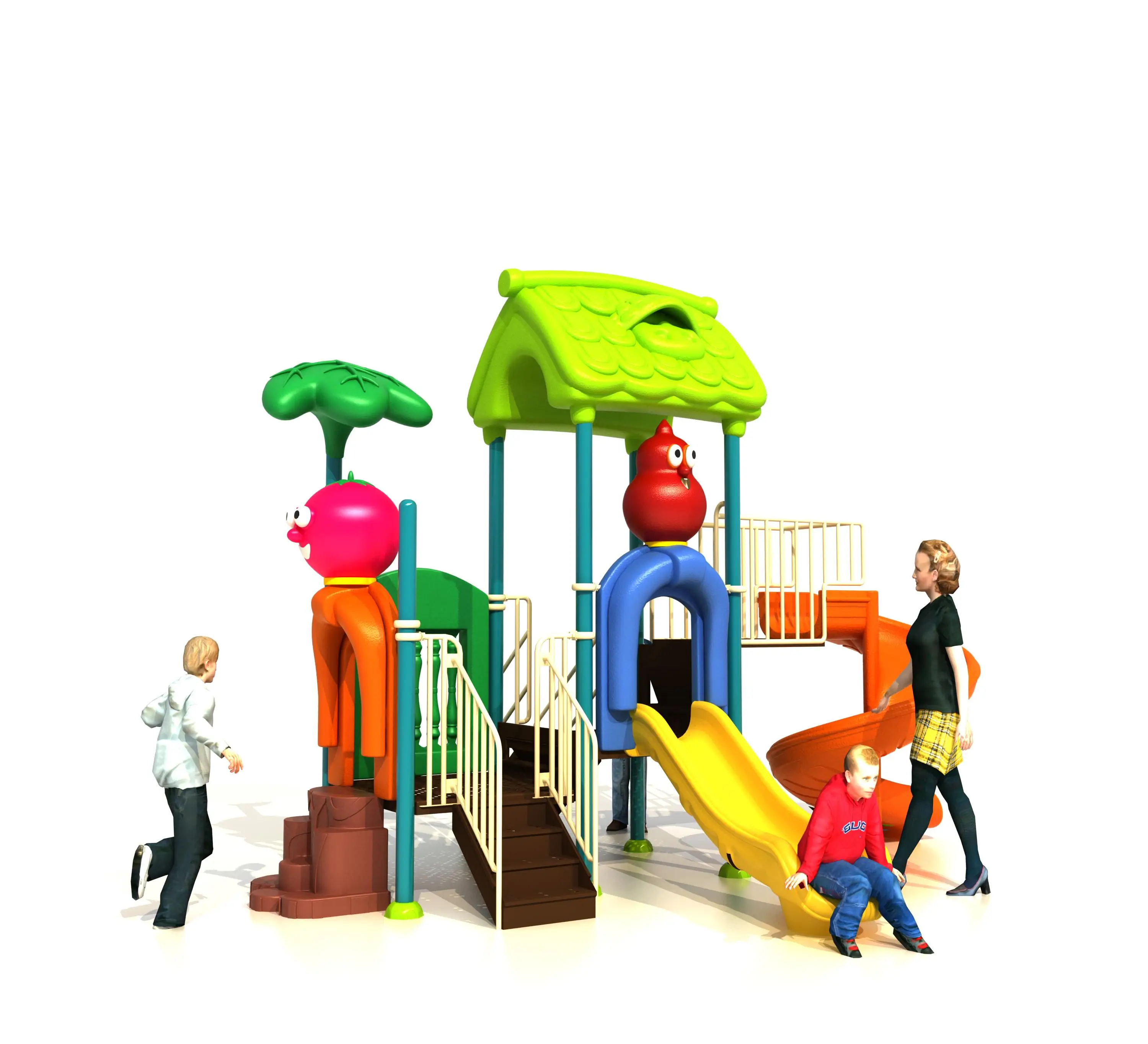 Factory price kids outdoor playground business plan for children play set