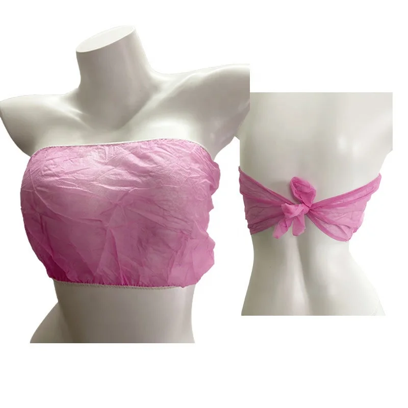 Wholesale Disposable Vacation Bra Strapless Underwear General Size for Beauty Salon, SPA, Spray Tanning