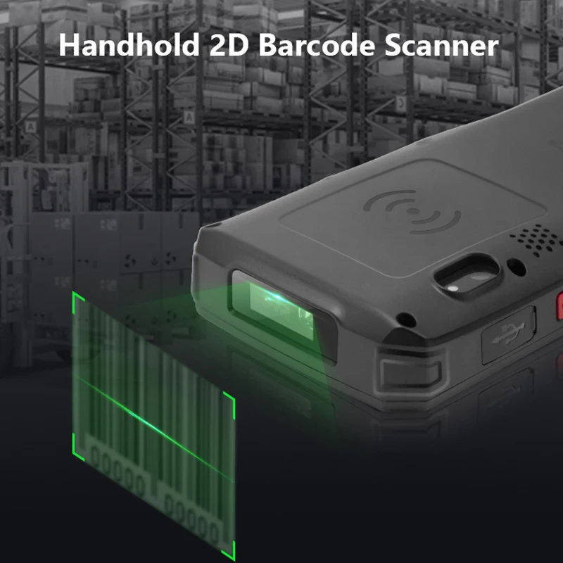 5 inch industrial rugged smartphone android pda with capacitive touchscreen