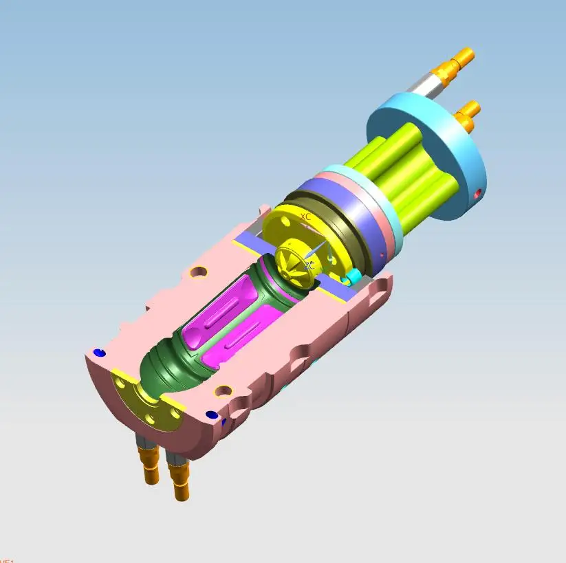 PET Hot Filled Beverage Bottle Blowing Mould for Rotary Blowing Machine