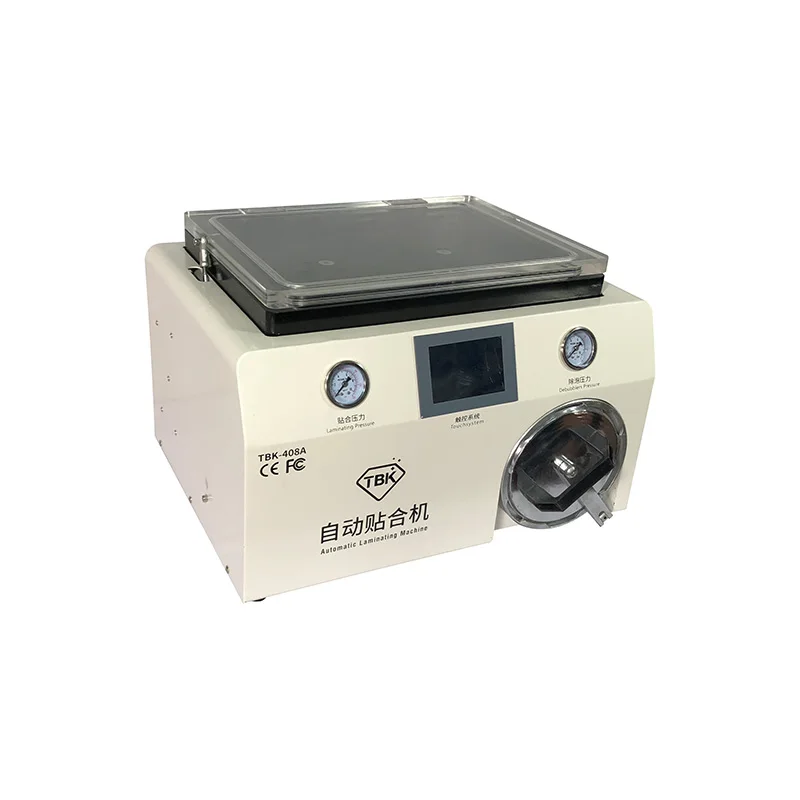 TBK 408A 15 дюймов вакуумный насос с ЖК-дисплеем ОСА ламинатор встроенный debubble машина все в одном для смарт телефона сенсорных экранов