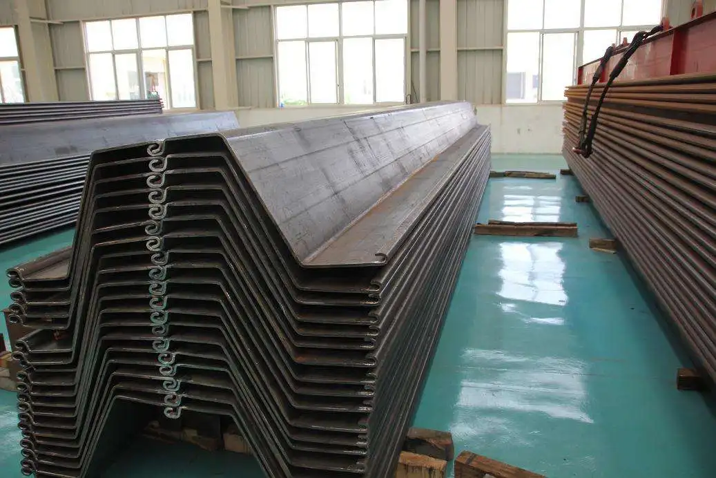 Factory Prices 400X125X13mm Type 3Hot Rolled U Type Steel Sheet Pile for Construction of Water Conservancy Projects