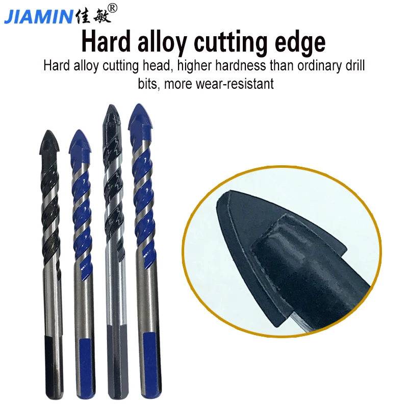 multifunctional tungsten carbide hard alloy material triangular drill bits,used for ceramic tiles, walls,rock panels, marble