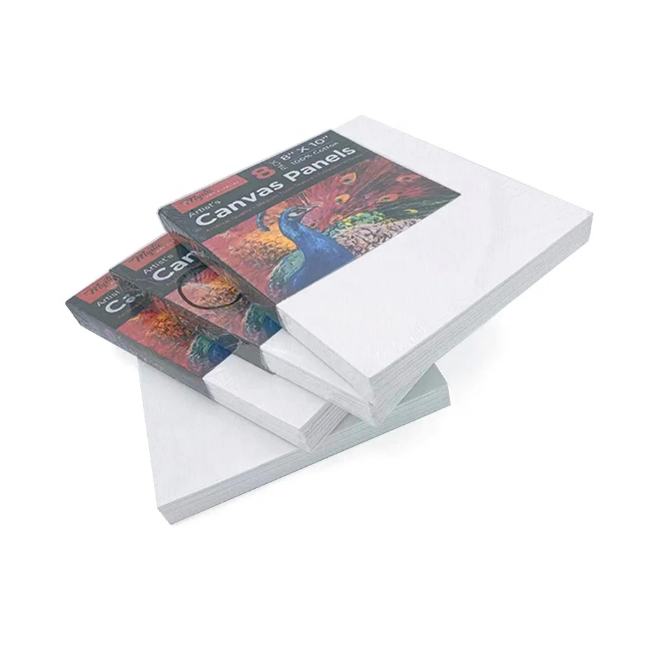 Good Quality Canvas Panels 100% Cotton Artist Painting Canvas School Studio Drawing Tool Educational Coloring
