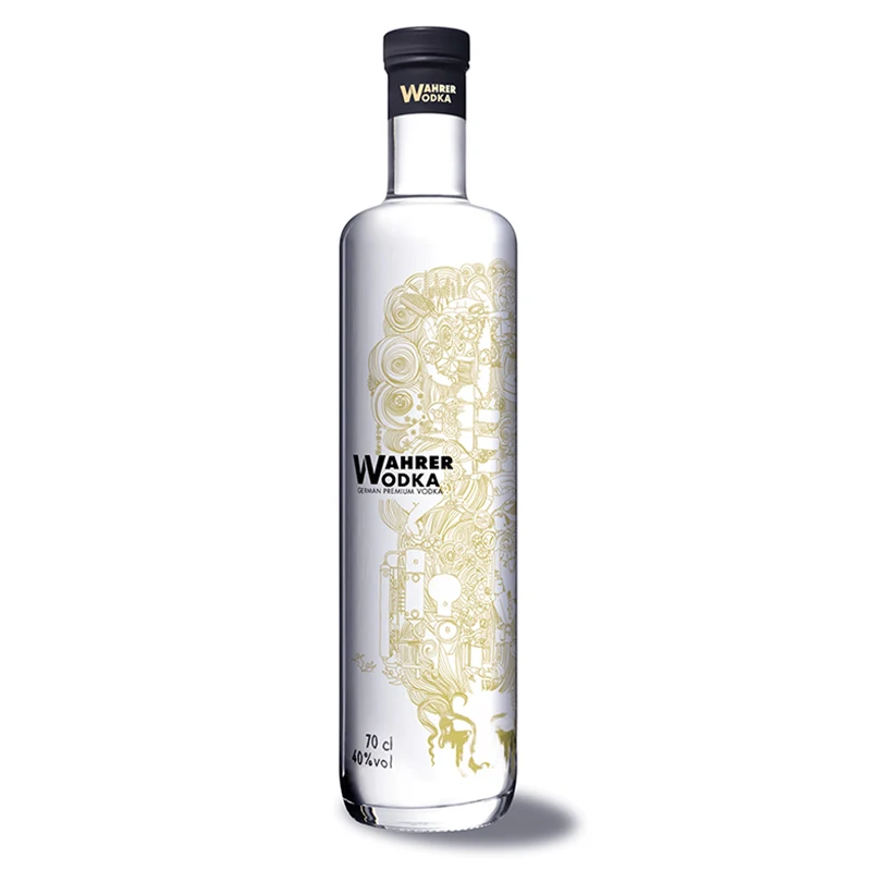 wholesale quality design packaging distilled from wheed premium quality vodka wine vodka yeast alcohol Wahrer Vodka
