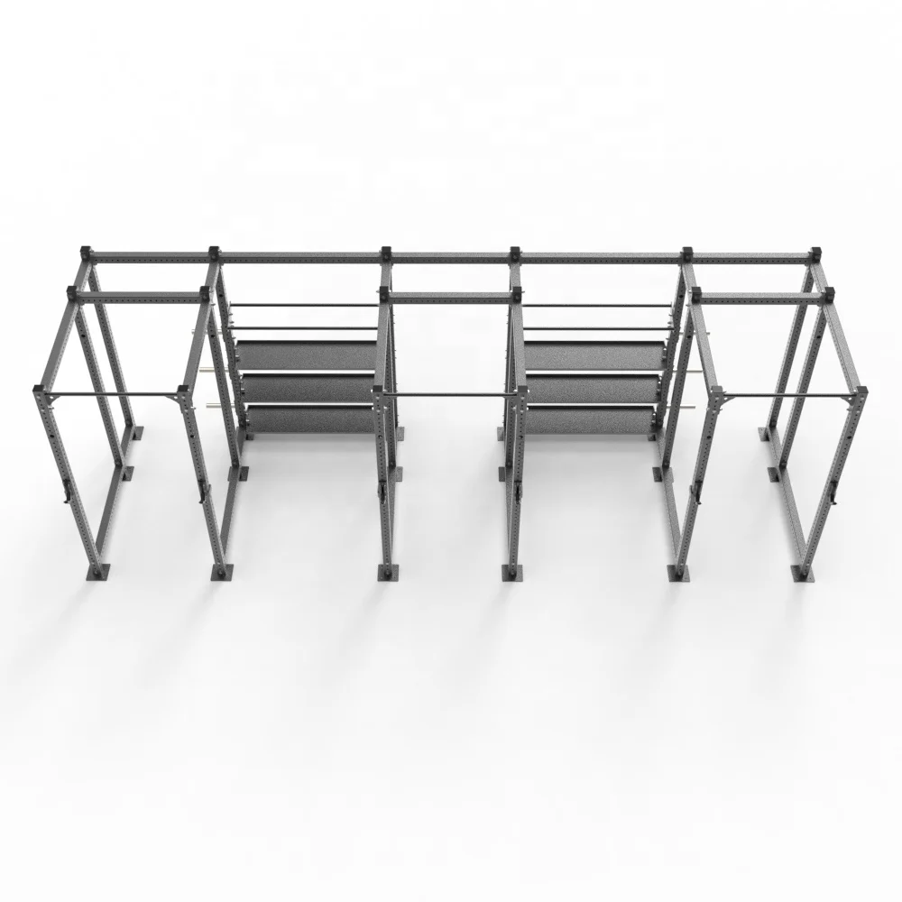 Multi Functional Gym Trainers Power squat Rack cage multi function gym Rig Squat Rack with Storage pull up bar