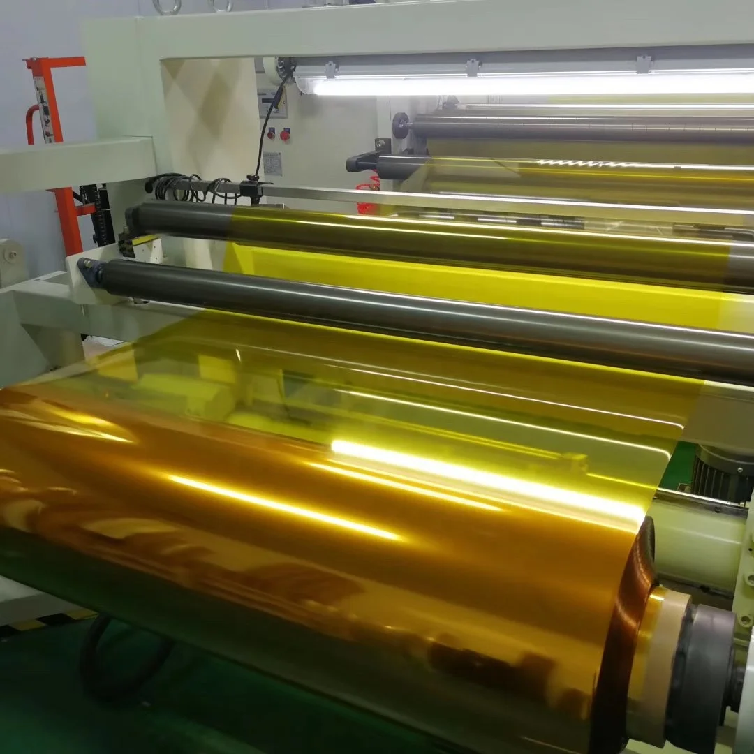 MOQ1 China Orange Bopet Orange Polyester Color Pet Film Thickness