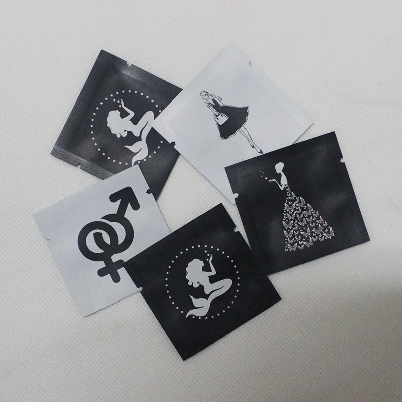 Custom logo print small ziplock biodegradable plastic pill bag