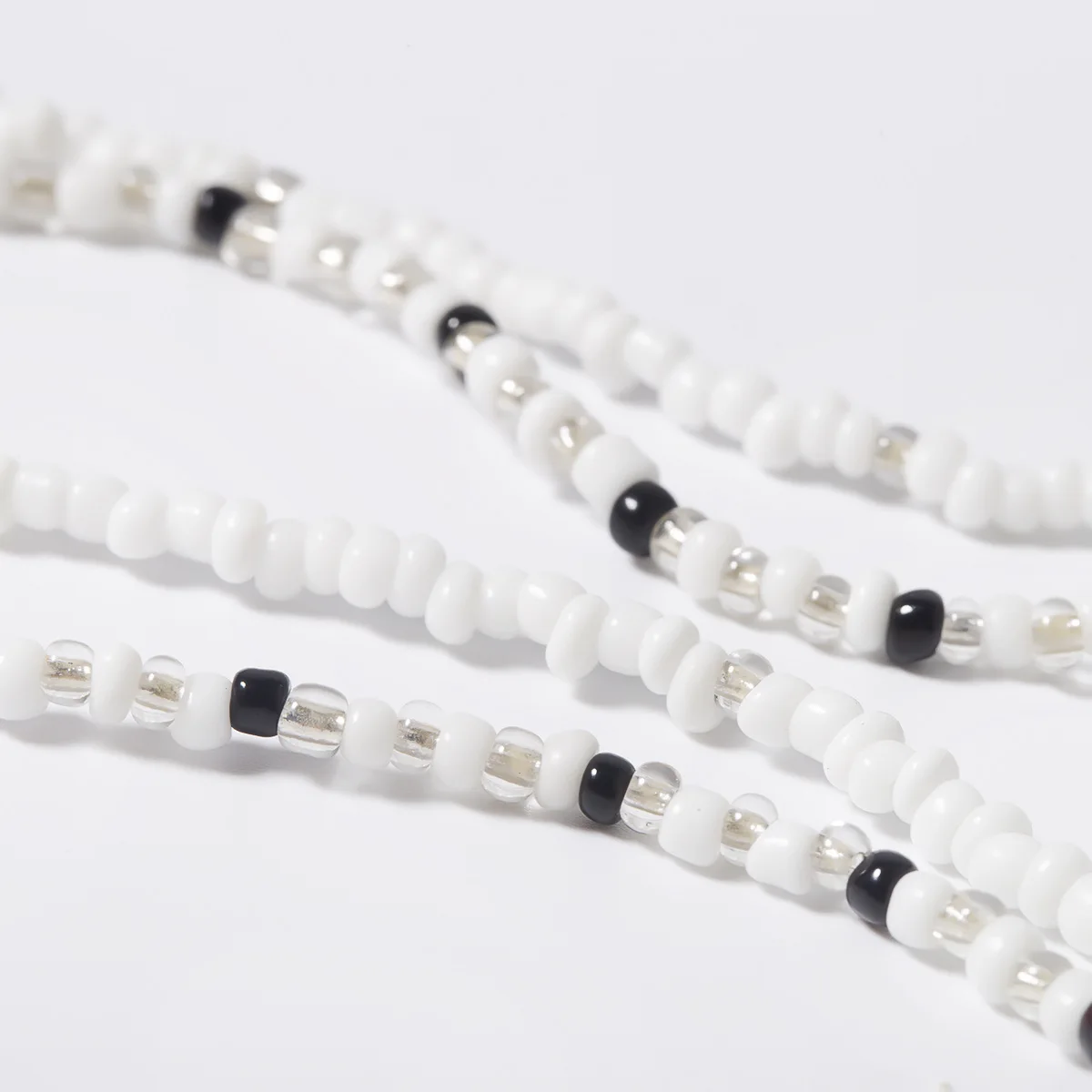 Bohemian Summer Beach Multilayer Seed Bead Puka Shell Necklace for Teen Girls