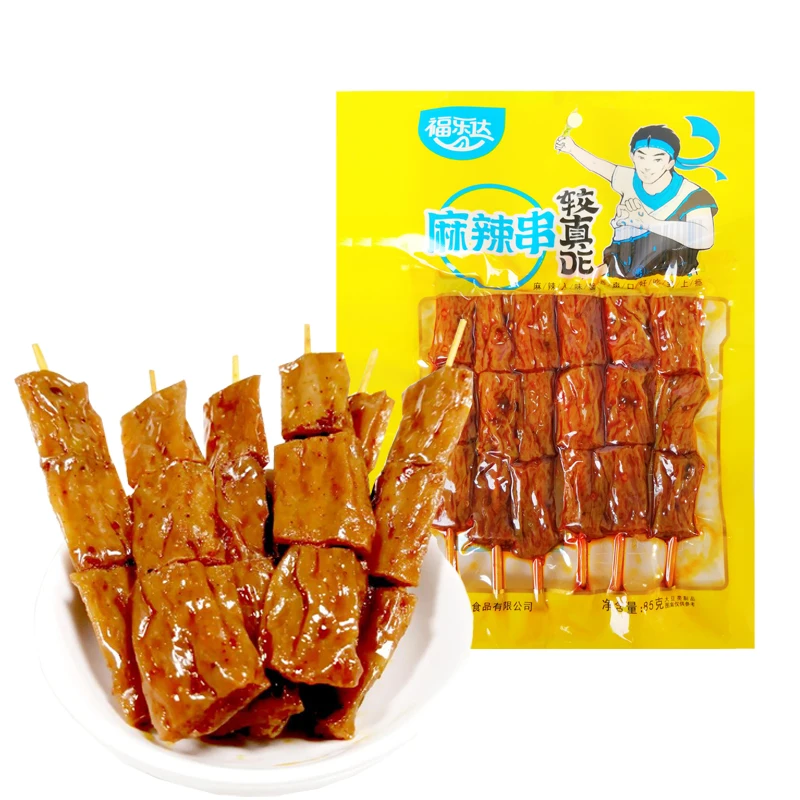 
And spicy string dried tofu 90g supermarket snack bean products 