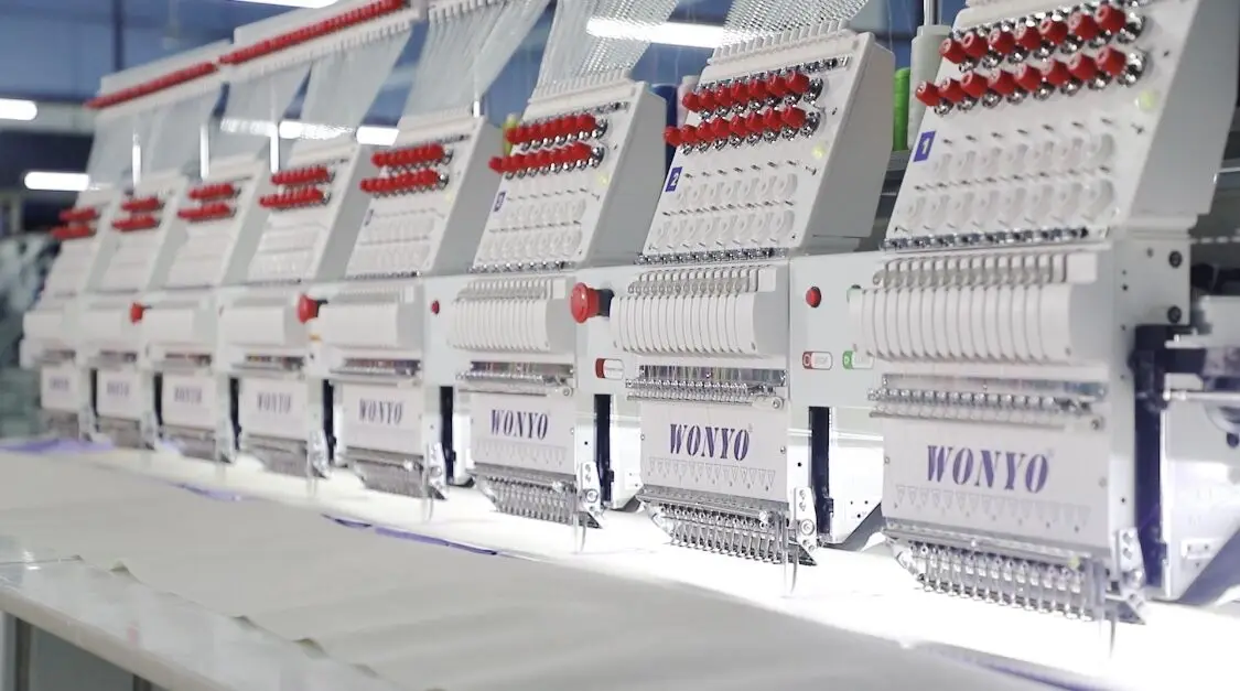 Maquinas Bordadoras Industriales Feiya 8 Head Embroidery Monogram Machine for logo Embroidery