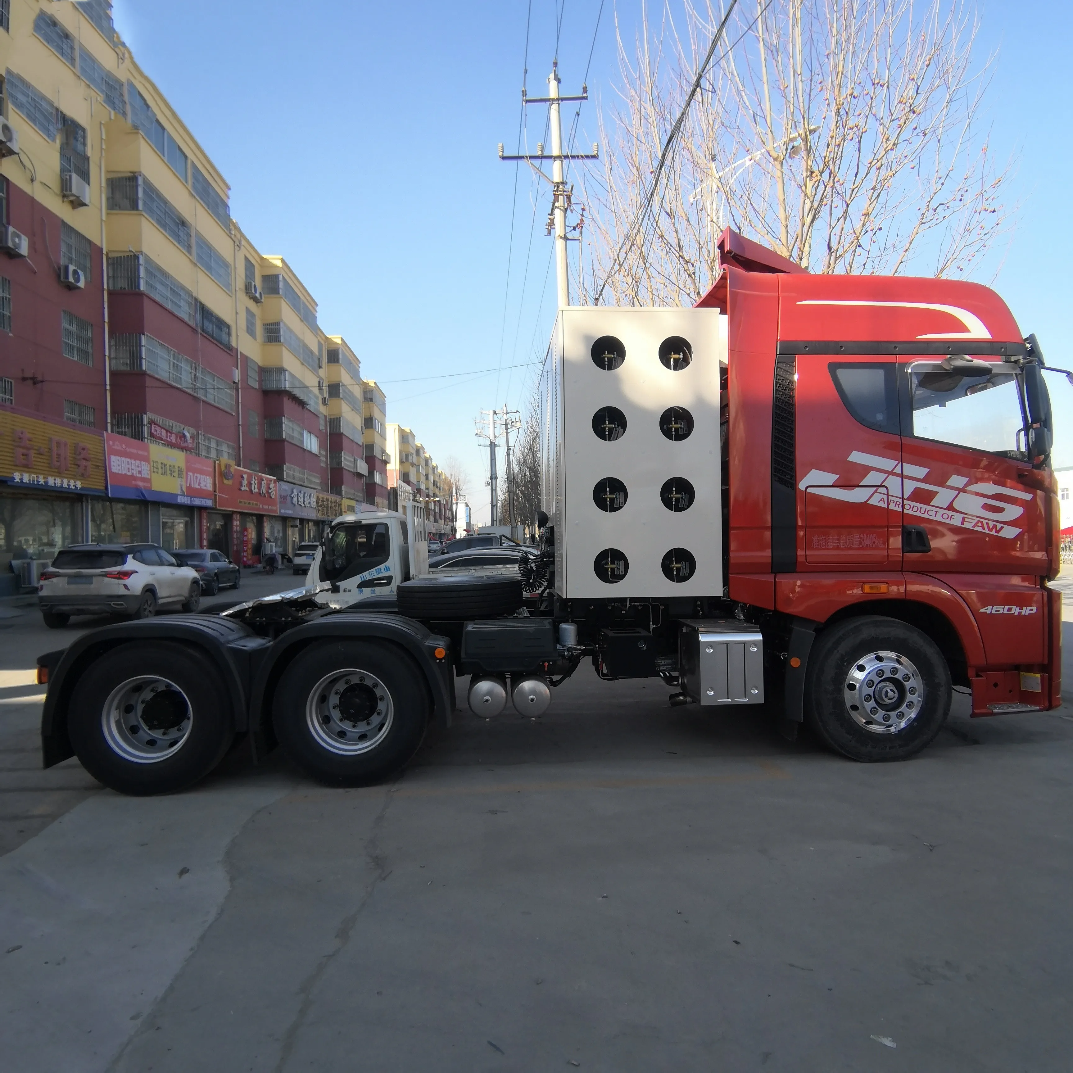 FAW JH6 CNG Tractor Truck Jiefang 6x4 Drive Wheel Automatic Transmission Euro 5 Euro 6 Directly Sold Chinese Factory Uzbekistan