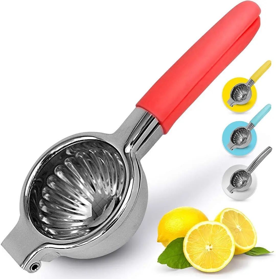 Premium Quality Metal Stainless Steel Lemon Squeezer Hand Press Citrus Juicer Lime Squeezer For Squeeze The Freshest Juice