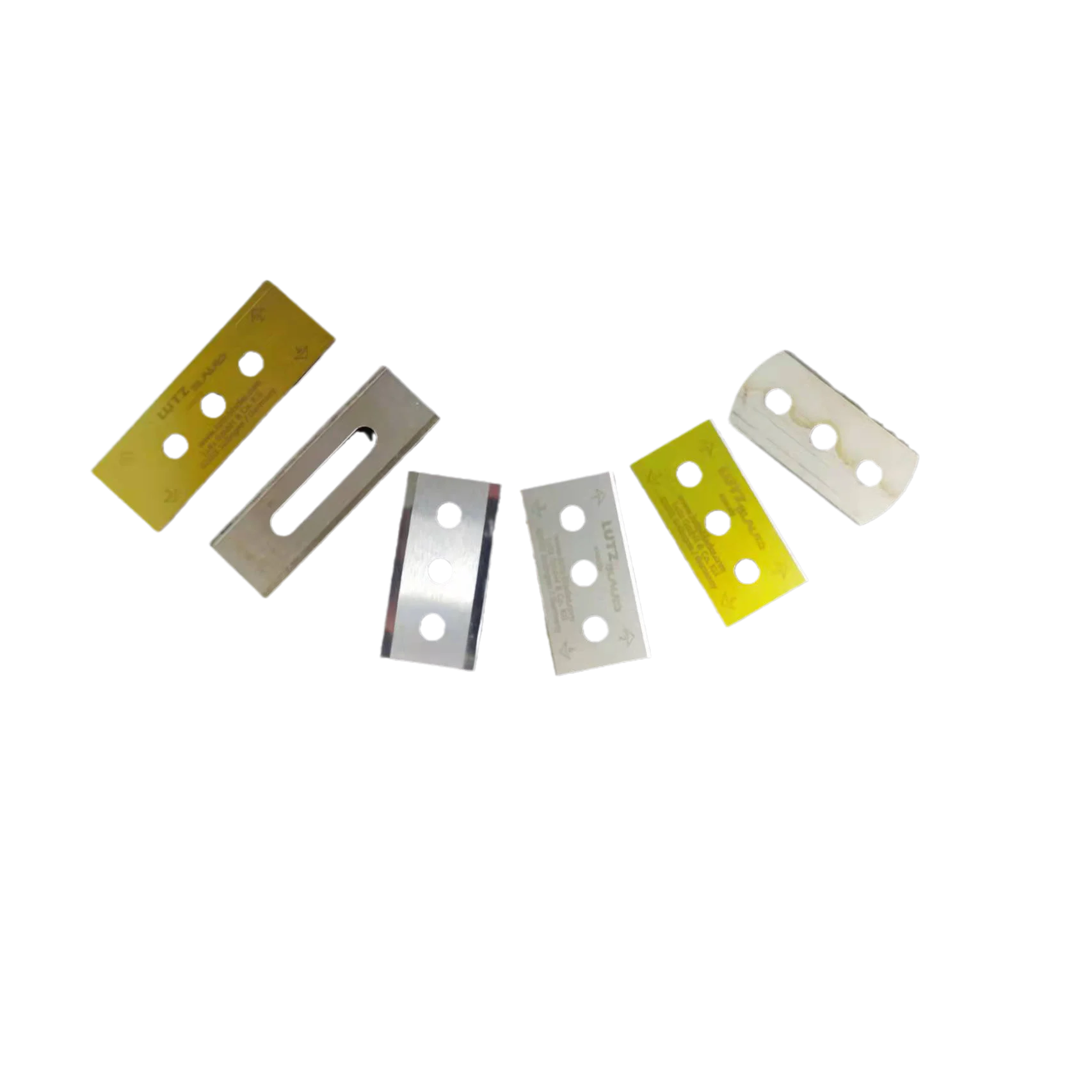 Oem Professional Hot Selling Polished Manufacturer Supply Pvc Three Hole Tungsten Carbide Cutting Blade For Pp Pe Bopp Film