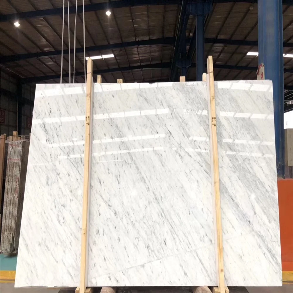 Полированный мраморный пол Bianco perlino carrara из белого мрамора по конкурентоспособной цене