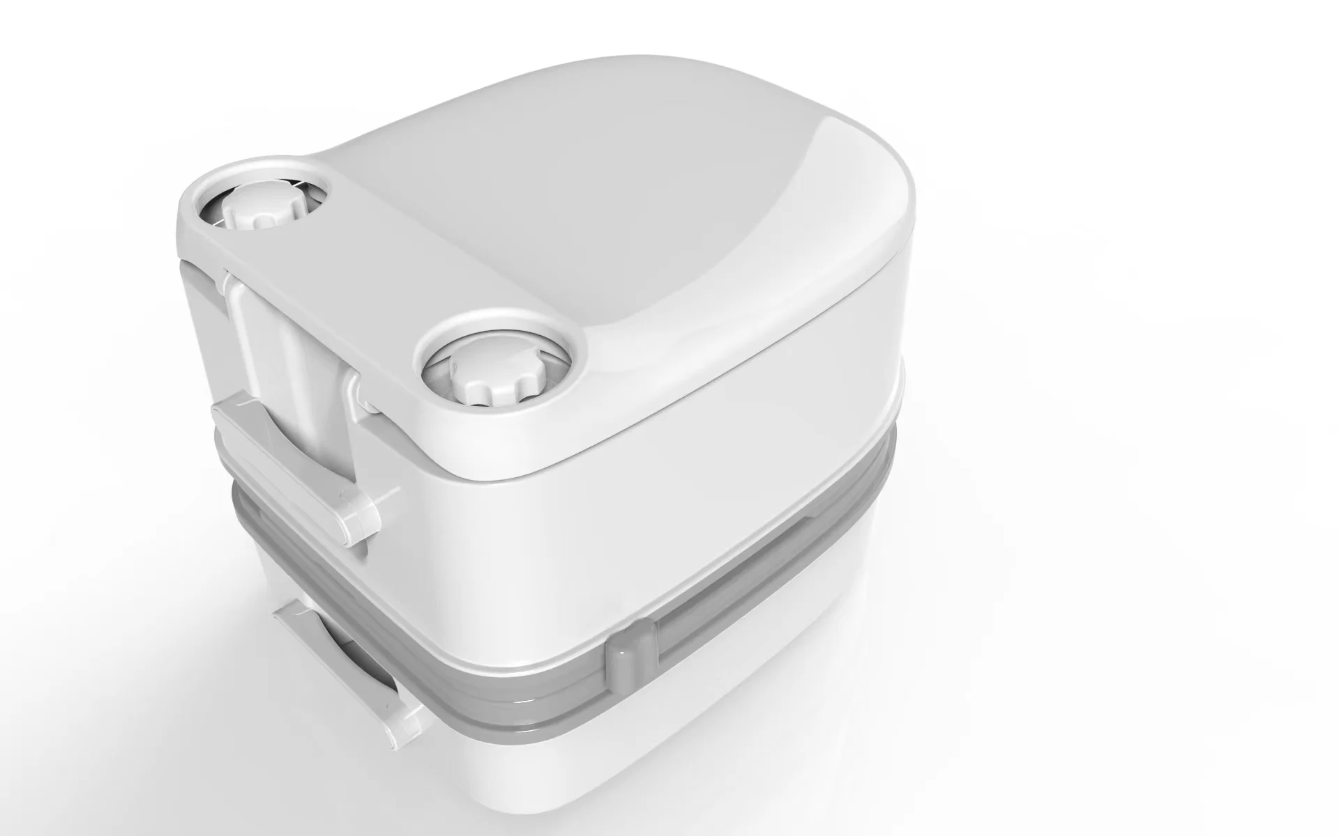 FREUCAMP-SANJO Portable Toilet plastic 3J-W5002-S Flush-water tank waste-holding tank RV Caravan Trailer