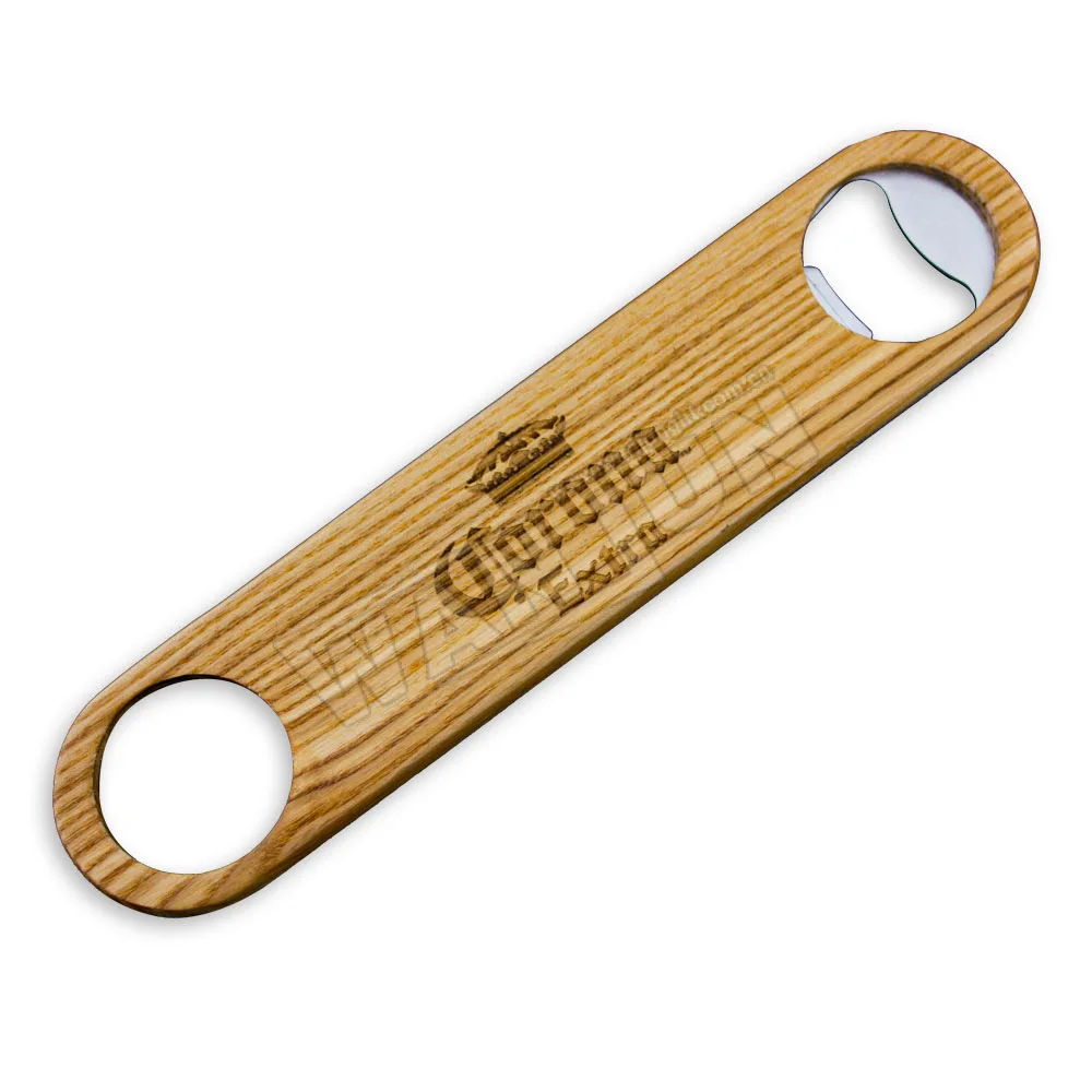 Горячая Распродажа, высокое качество, деревянная настенная открывалка для бутылок с деревянной ручкой