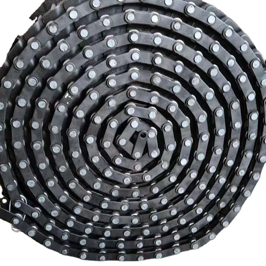 Conveyor Metal Plate chain belt For Convey Heavy Loads with sprocket