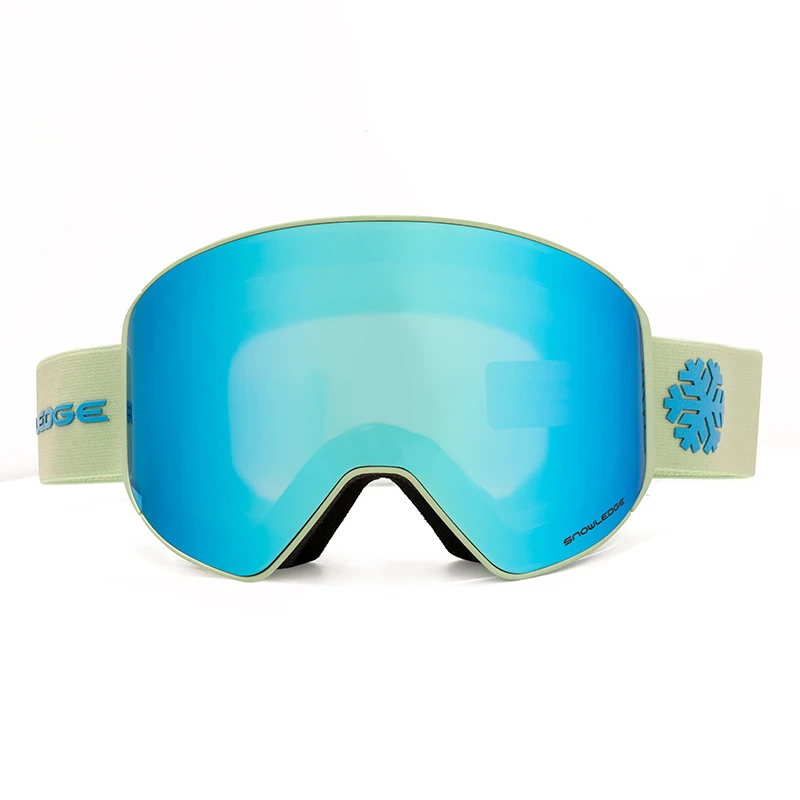 Magnetic Ski Goggles Anti-Fog Anti-scratch Anti-uv Ski eyewear Manufacturer Mens Women support OEM