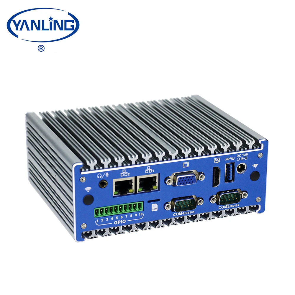 Мини-ПК без вентилятора j1900 WiFi 300 Мбит/с VGA для