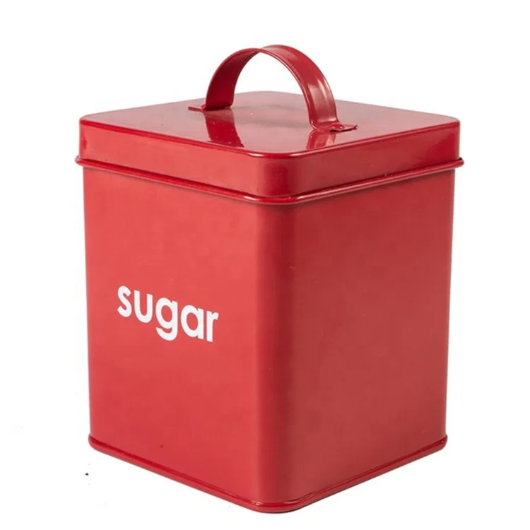 Stainless Steel Food Storage Container for Kitchen Tea Coffee Sugar Canisters