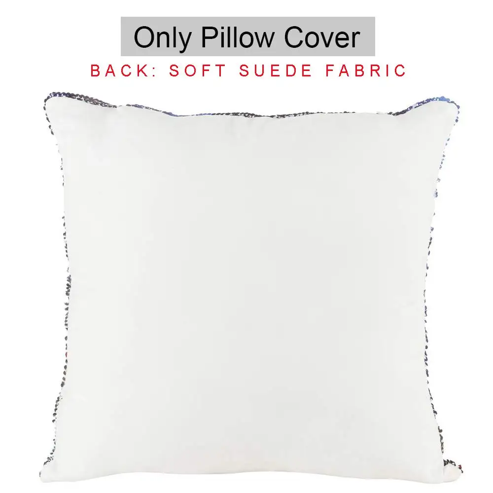 Amazon Hot Sell Sublimation Nicolas Cage Mermaid Pillow Case Cover reversible Sequin Pillowcase Cushion Cover for Sofa Christmas