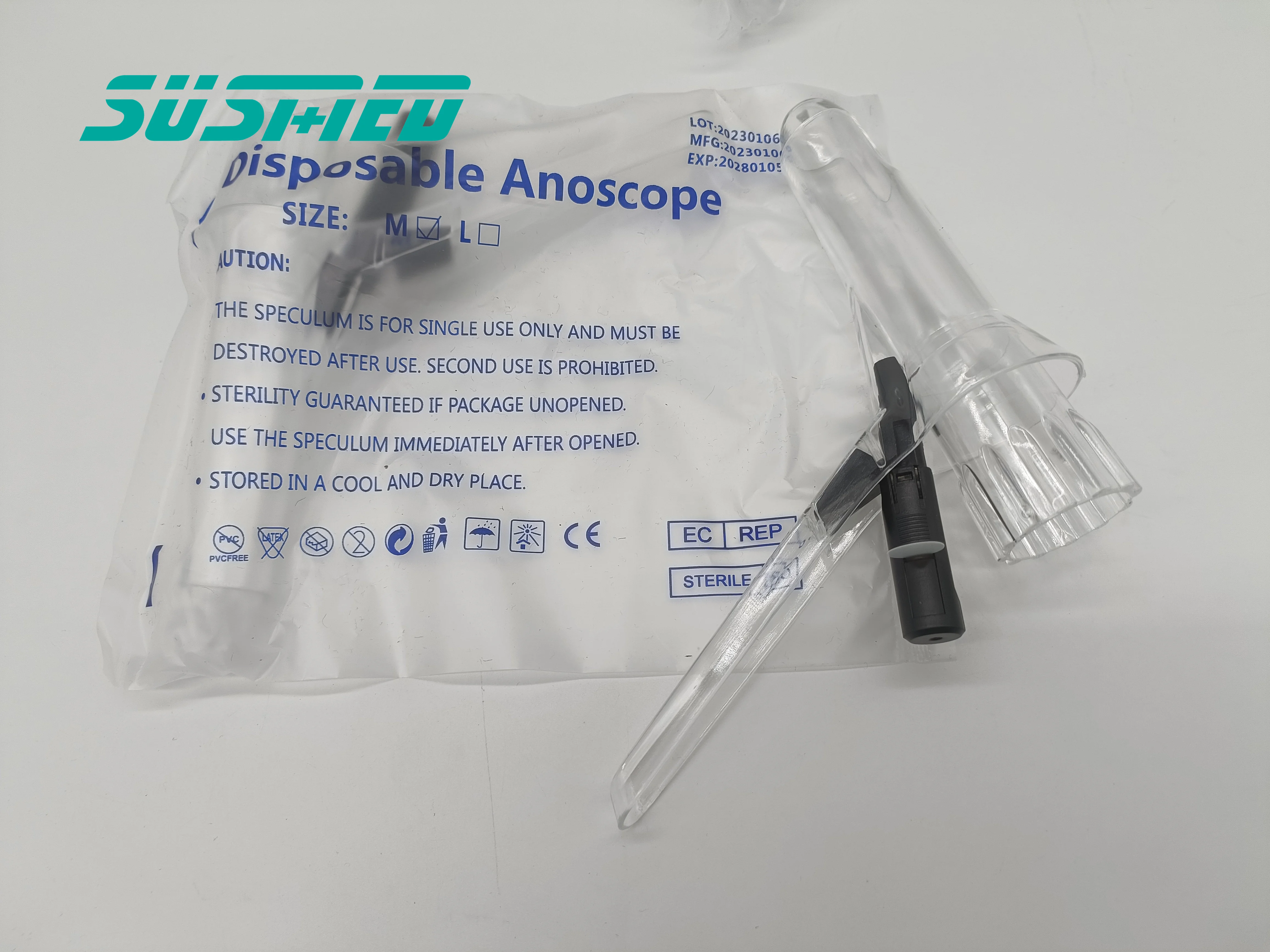 Disposable Plastic anoscope speculum proctoscope With Light Source