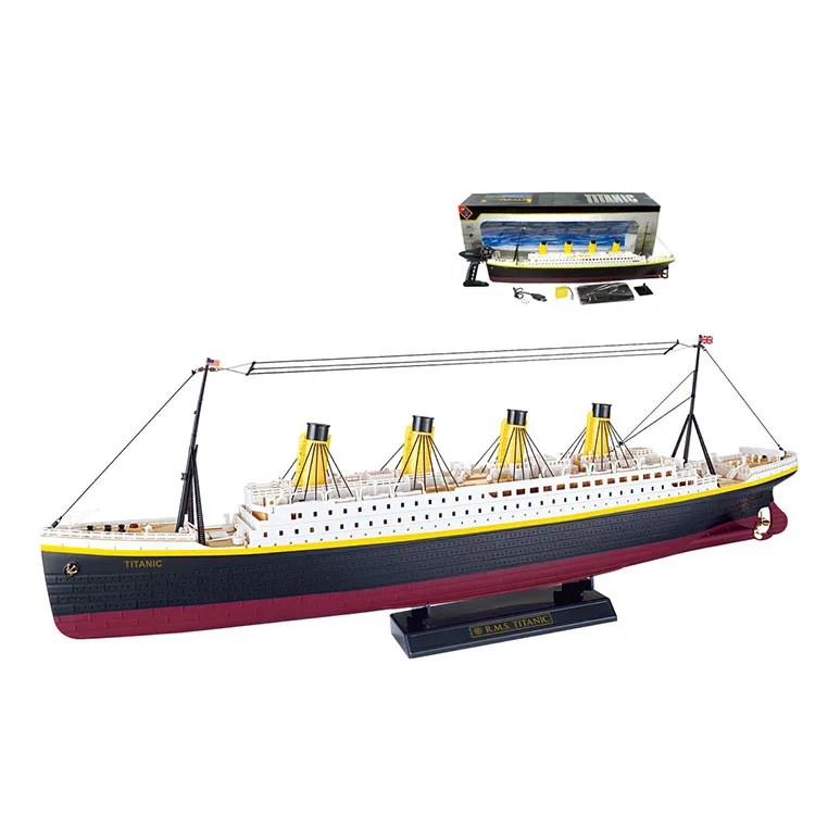 LEHOO Toys NQD 757T-4020 1/325 Scale 2.4G RC Ship Titanic 2.4G Remote Control Boat Toys