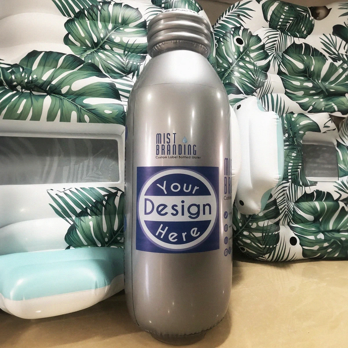 Custom made air sealed inflatable drink can for promotion advertising, air tight Inflatable can for sale