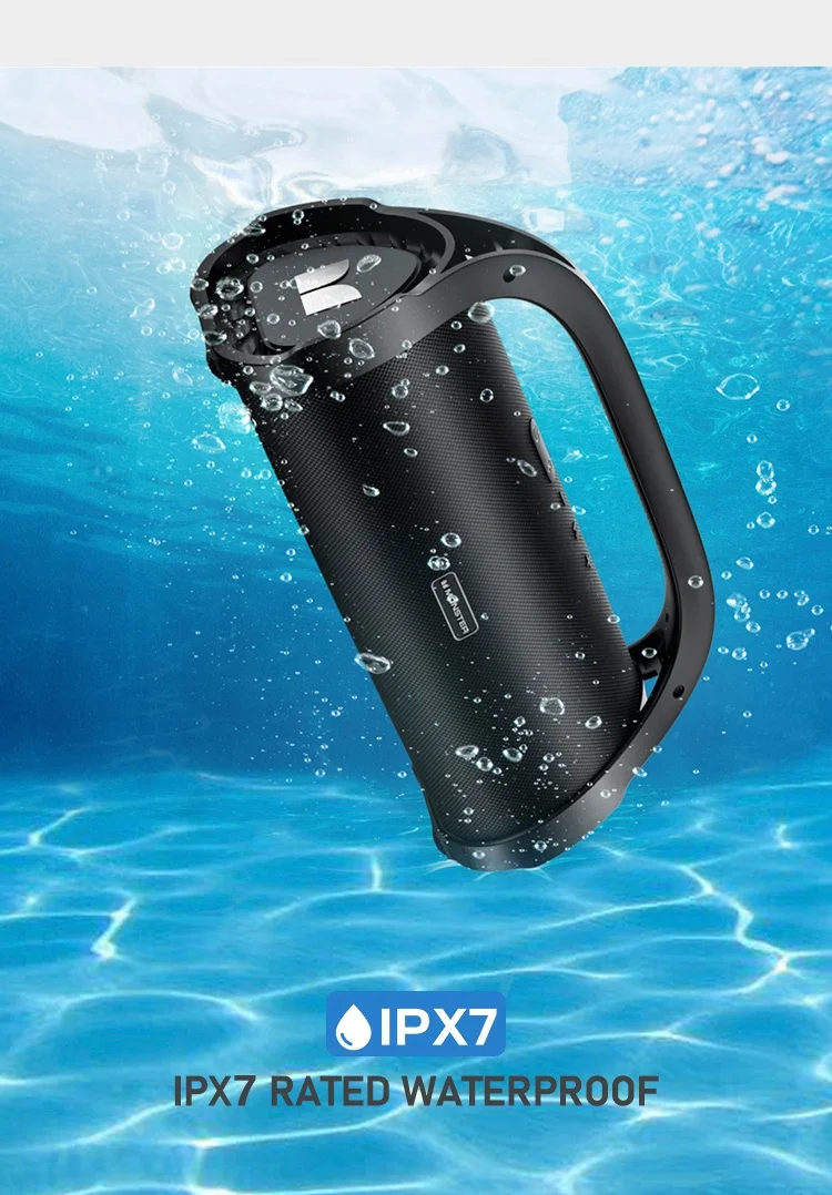 Оригинальная Водонепроницаемая беспроводная Bluetooth колонка Monster Adventure Max IPX7 с высокими басами портативная