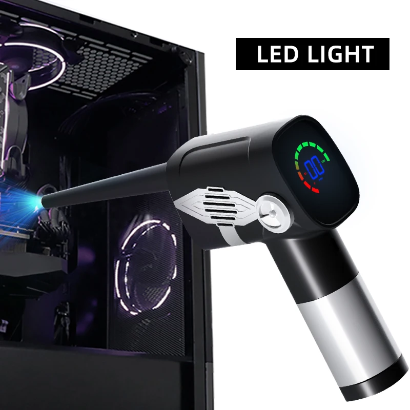 Mini Portable 6000mAh Wireless Handheld Rechargeable cordless dust blower Duster Electric Air Blow Duster Gun