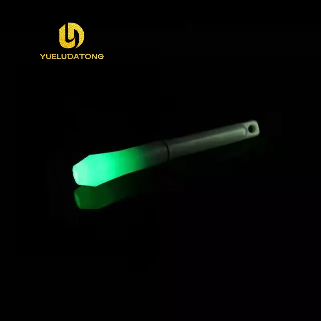 Straight rod type diamond type Long tail night sea fishing float red light LED fishing accessory