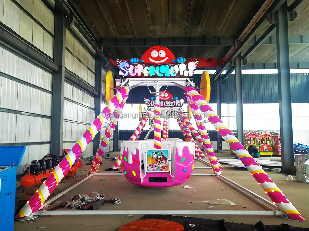 Very cheap old second hand amusement park rides used carousel pendulum flying chairs and mini flying car rides