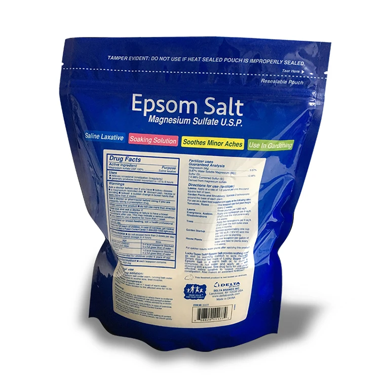 Factory Price Custom Printed Flat Bottom Eight Side Seal Stand Up Salt Food Packaging Bags