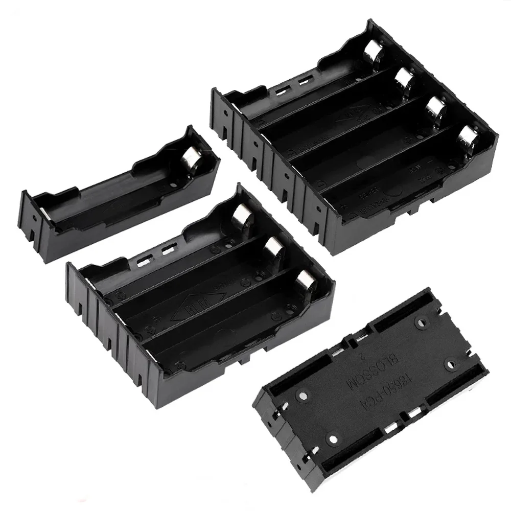 4 Solt 18650 Battery Holder With Hard Pin 3.7V Battery Case Box 4*18650 Batteries Container DIY Box