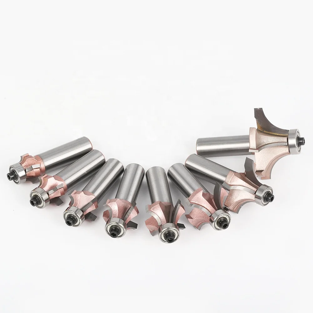 Four Blades Professional Table Top Edge Roundover Beading tungsten steel router bits for wood woodworking