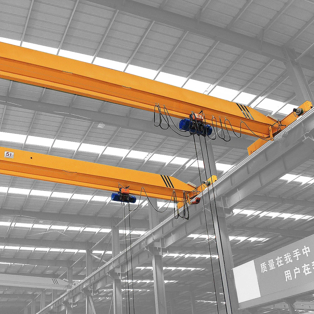  Best Quality China Manufacturer Clamshell Overhead Traveling Crane Bouble Beam 10Tn