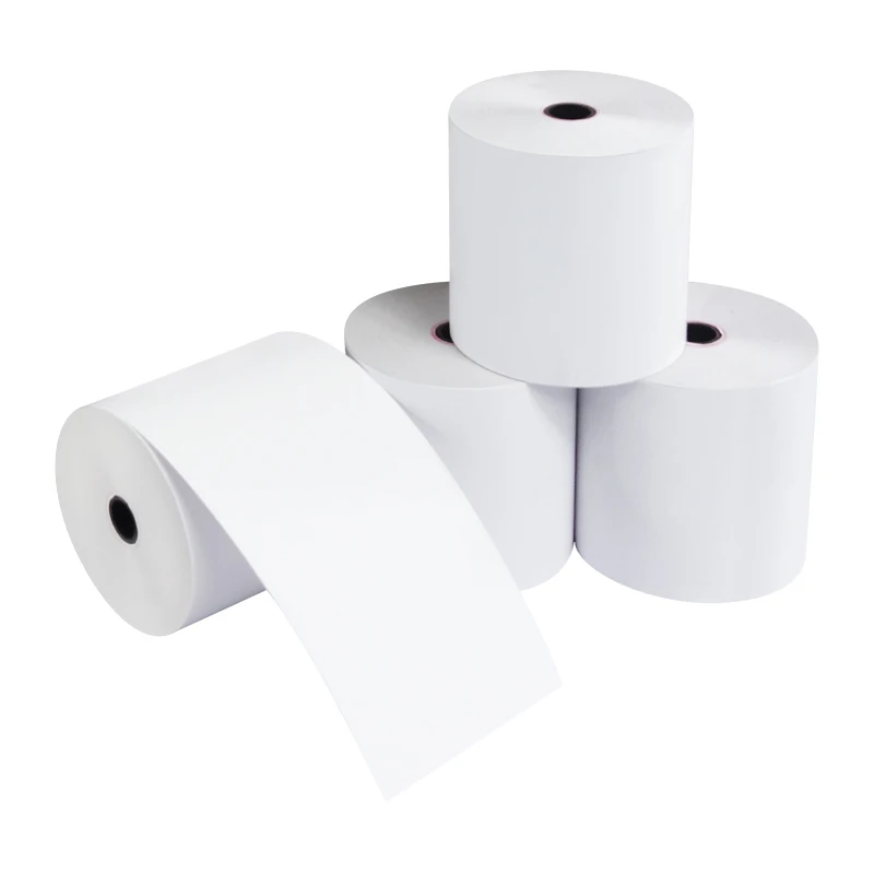 Free Sample Thermal Paper Roll 80*80 Factory Thermal Cash Receipt Paper Pos Paper Roll BPA Free