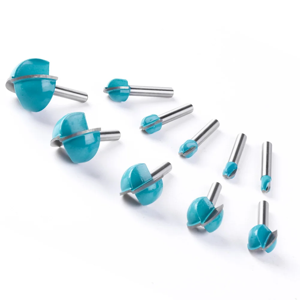 6mm round bottom lace milling cutter round headed bit woodworking semi-circular relief end mill ball headed engraving tools