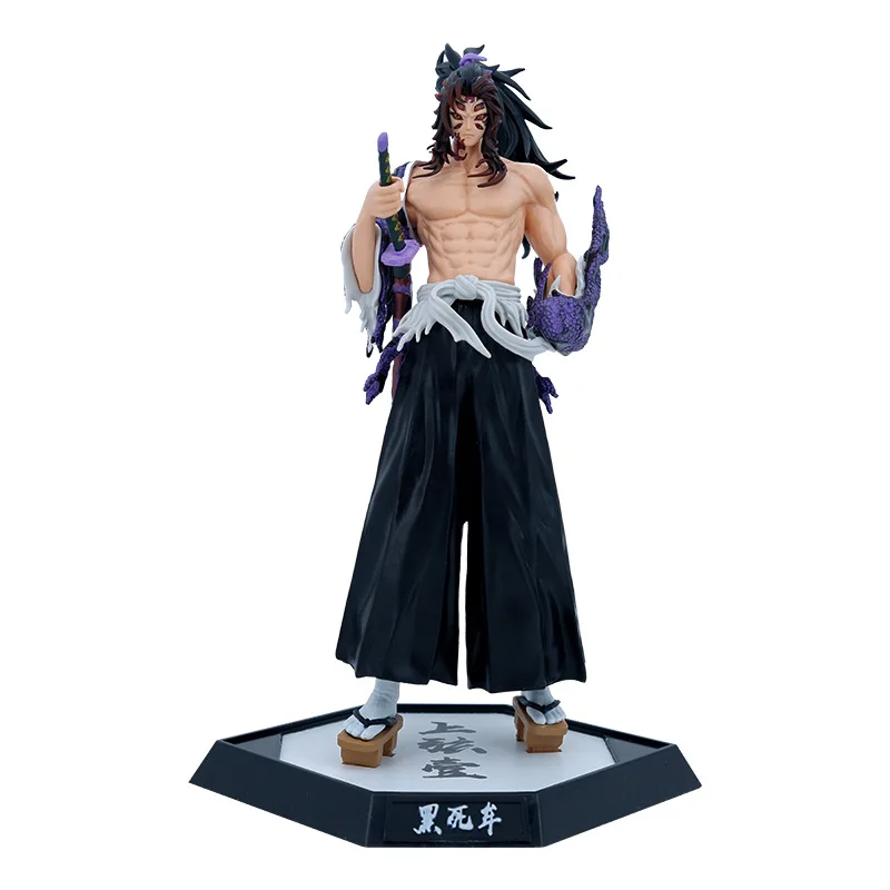 New Demon Slayer GK Tsugikuni Yoriichi Action Figure Anime 30CM PVC Doll Model Collectible Figurines Manga Statue Kids Toys