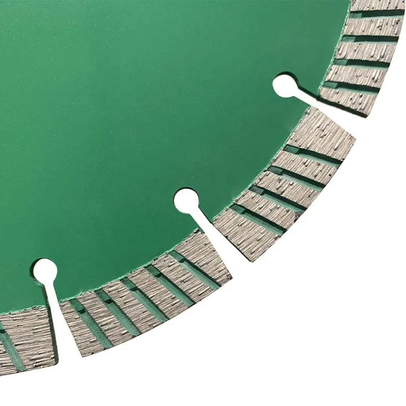 
230x15x22.23mm turbo-segment diamond circurlar saw cutting blade for reinforced concrete and hard stones. 