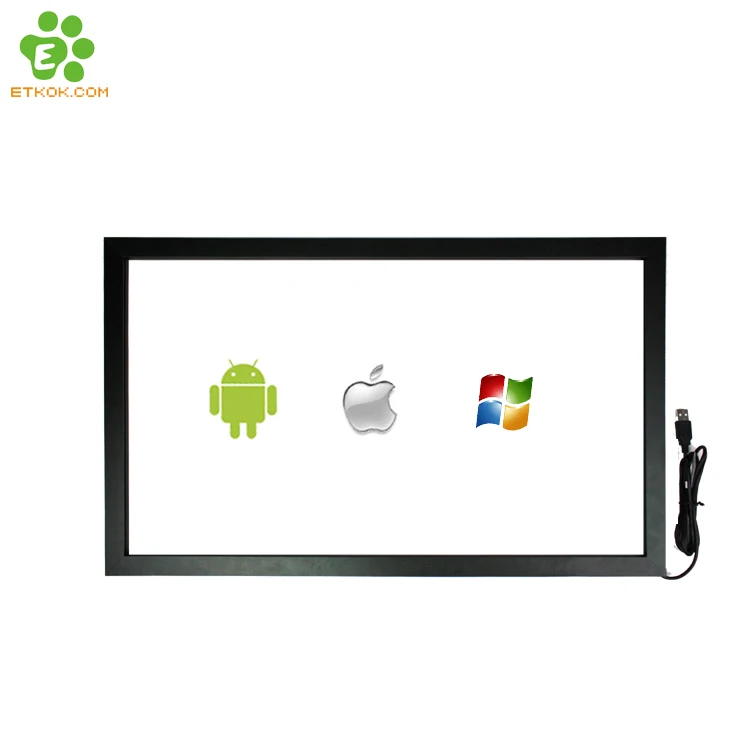 17 inch waterproof IR touch screen frame panel for gambling machine