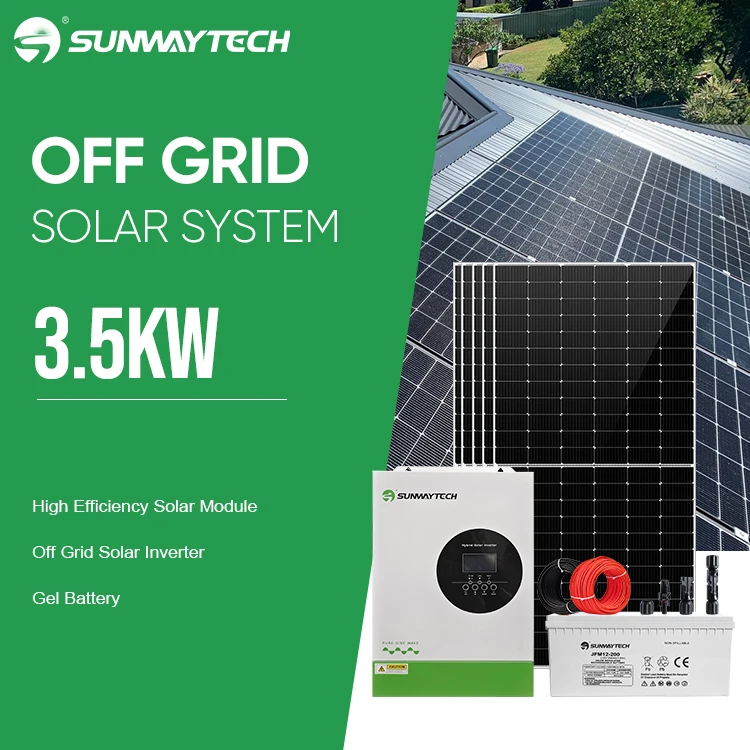 Sunway 3.5kw all in one off grid solar energy power system calculation off grid 50 kw waterproof cheap