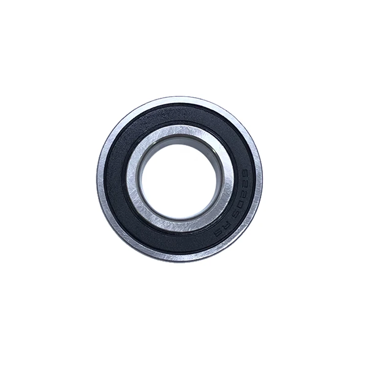 Low Friction and Heat Generation Deep Groove Ball Bearing 62205 25*52*15mm for Electric Motors and Generators